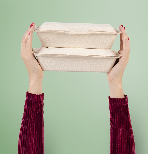 Compostable Clamshell Food Boxes –  Durable. Leak-Resistant. Eco-Compliant.